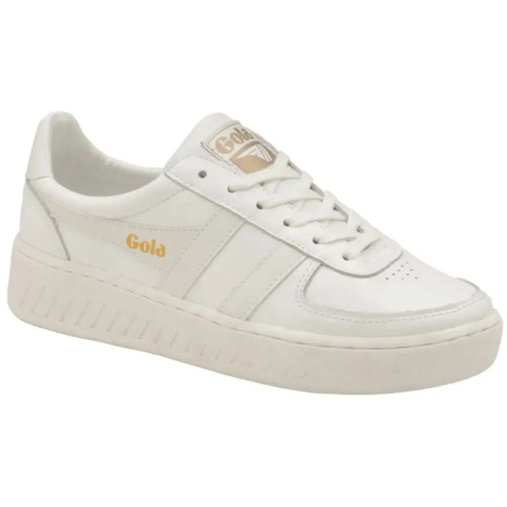 Gola Women's White Classics Grandslam Leather Sneakers Size 7